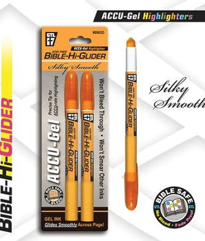 Gel Bible Highlighter 2 Pack, Orange