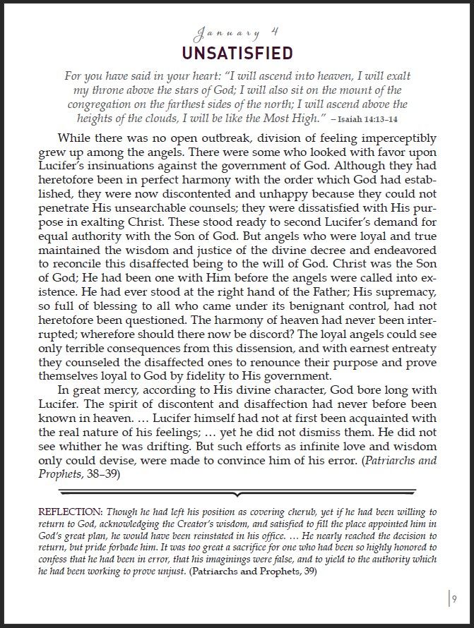 The Promised Land, Devotional